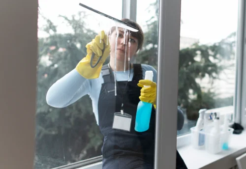 Nettoyage de vitres intérieures et extérieures à Saint-Aubin-les-Forges